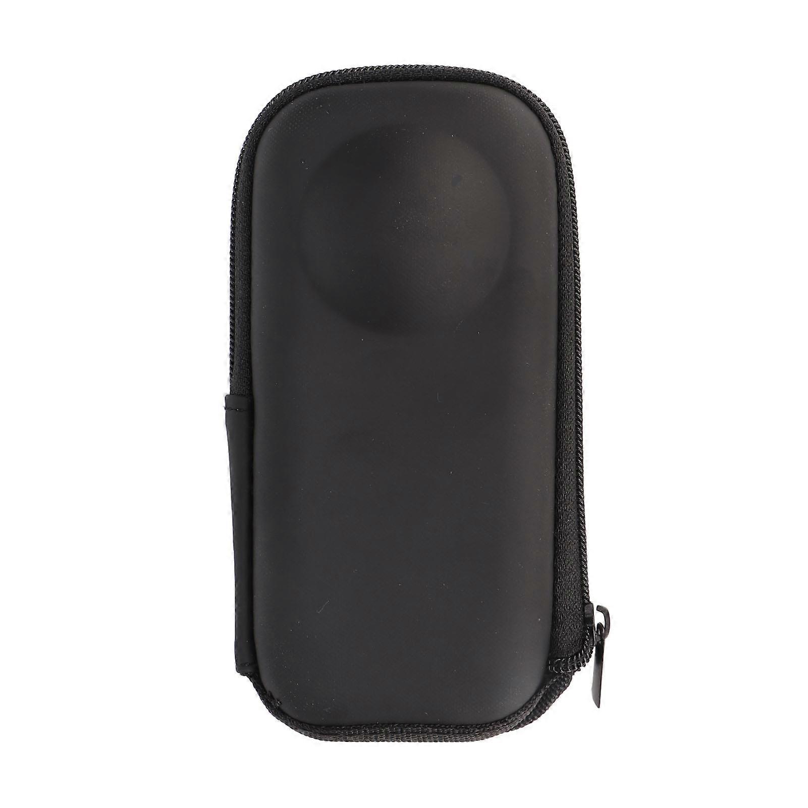 Action Camera Storage Carrying Case PU Shell Portable Camera Protective Bag for ONE X3 ONE X2 ONE X Action Camera Black