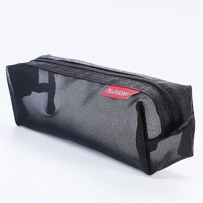 Stereo Simplicity Transparent Mesh Pencil Bag For Student Portable Buggy Bag