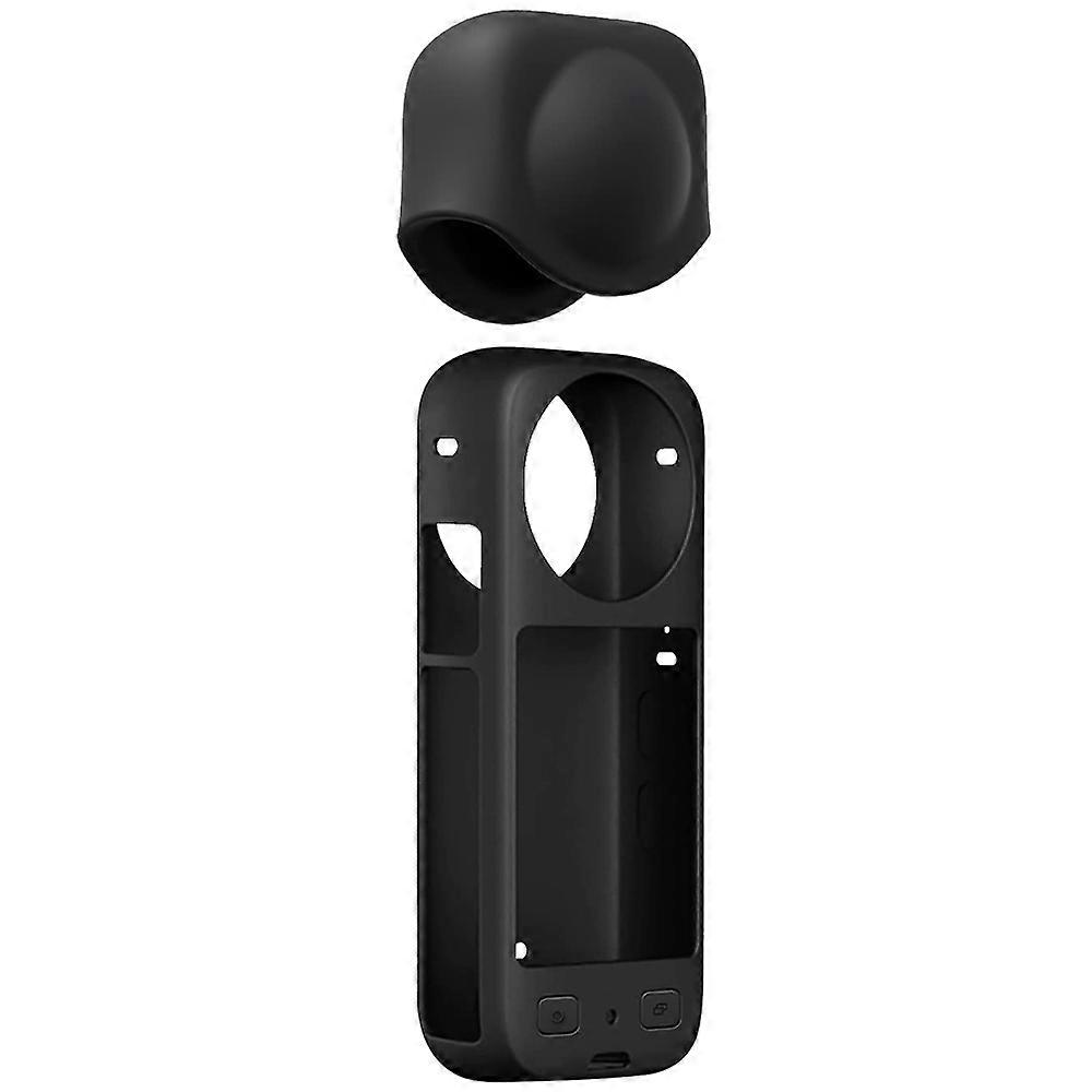 Lens Cap Protective + Body Cover for Insta360 X3 Silicone Case lenses protector for Insta 360 X3 Anti-scratch Accessory