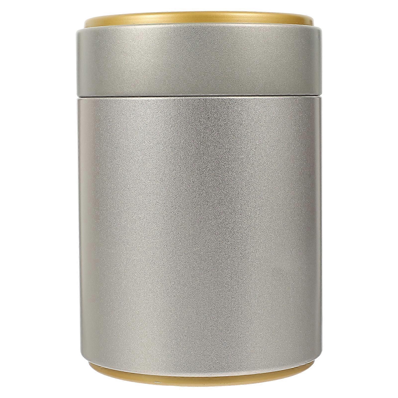 Decorative Tea-leaf Sealed Jar Tinplate Tea Canister Moisture-proof Tea Container