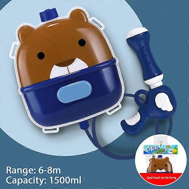 Children Water Spray Toy Cartoon Backpack Pull-Out Beach Spray Tool For Summer