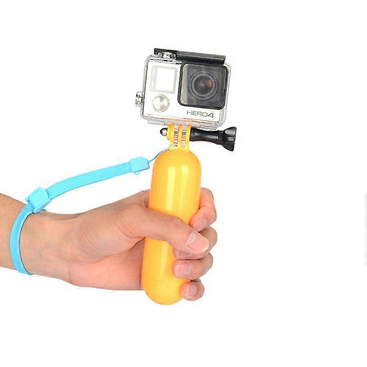 for Go Pro Accessories Yellow Floating Grip Monopod Handle Tripod For Gopro Hero 7 6 5 for Xiaomi for Yi 4k for eken