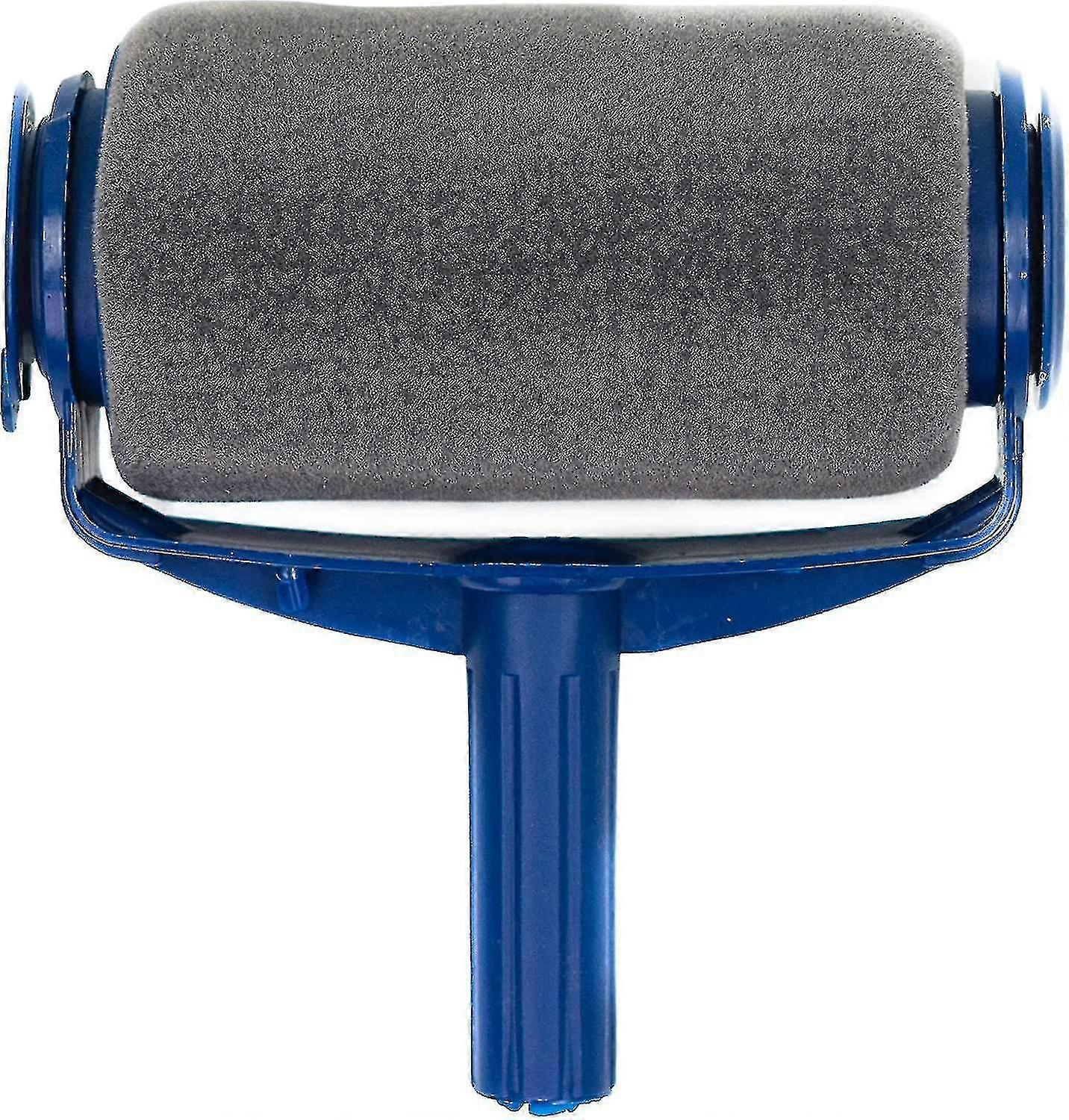 Non-drip Paint Roller - Microfiber Refillable Wall Paint Roller Replacement Sleeve - Roller - Retractable Seamless Paint Roller With Paint Blue