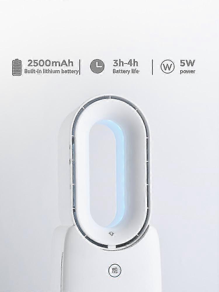 Hmwy-usb Bladeless Fan Electric Portable Mini Fan Holding Small Air Cooler Creative
