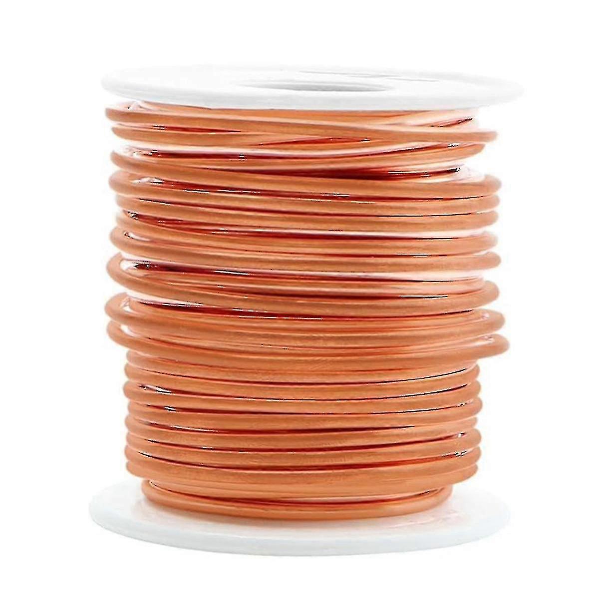 Copper Wire, 99.9% Soft Pure Bare Copper Wire For Gardening, Electroculture,16 Gauge/ 1.3 Mm Diamet