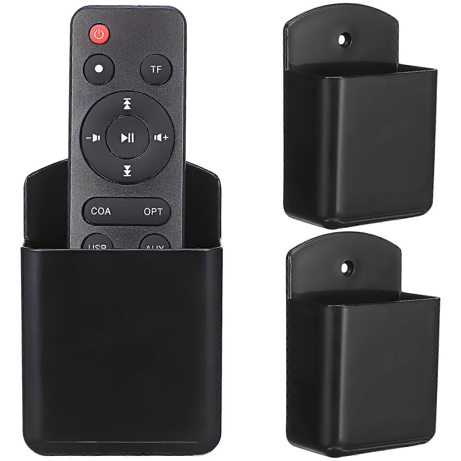 Lot de 3 supports de télécommande pour TV, support mural pour télécommande, rangement pour chambre à coucher, camping-car