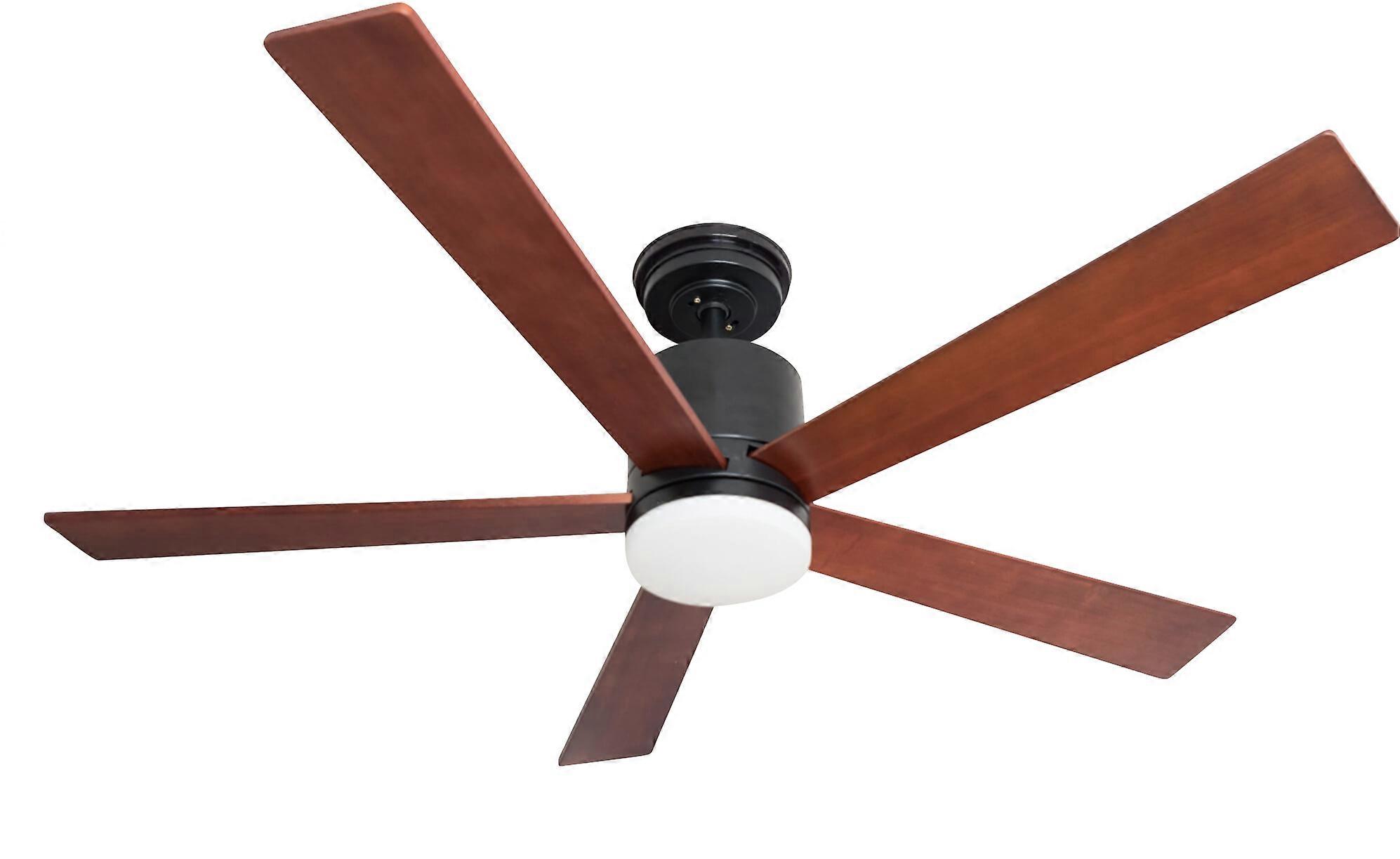 Energy-saving LED Ceiling Fan Tibu Black with Remote