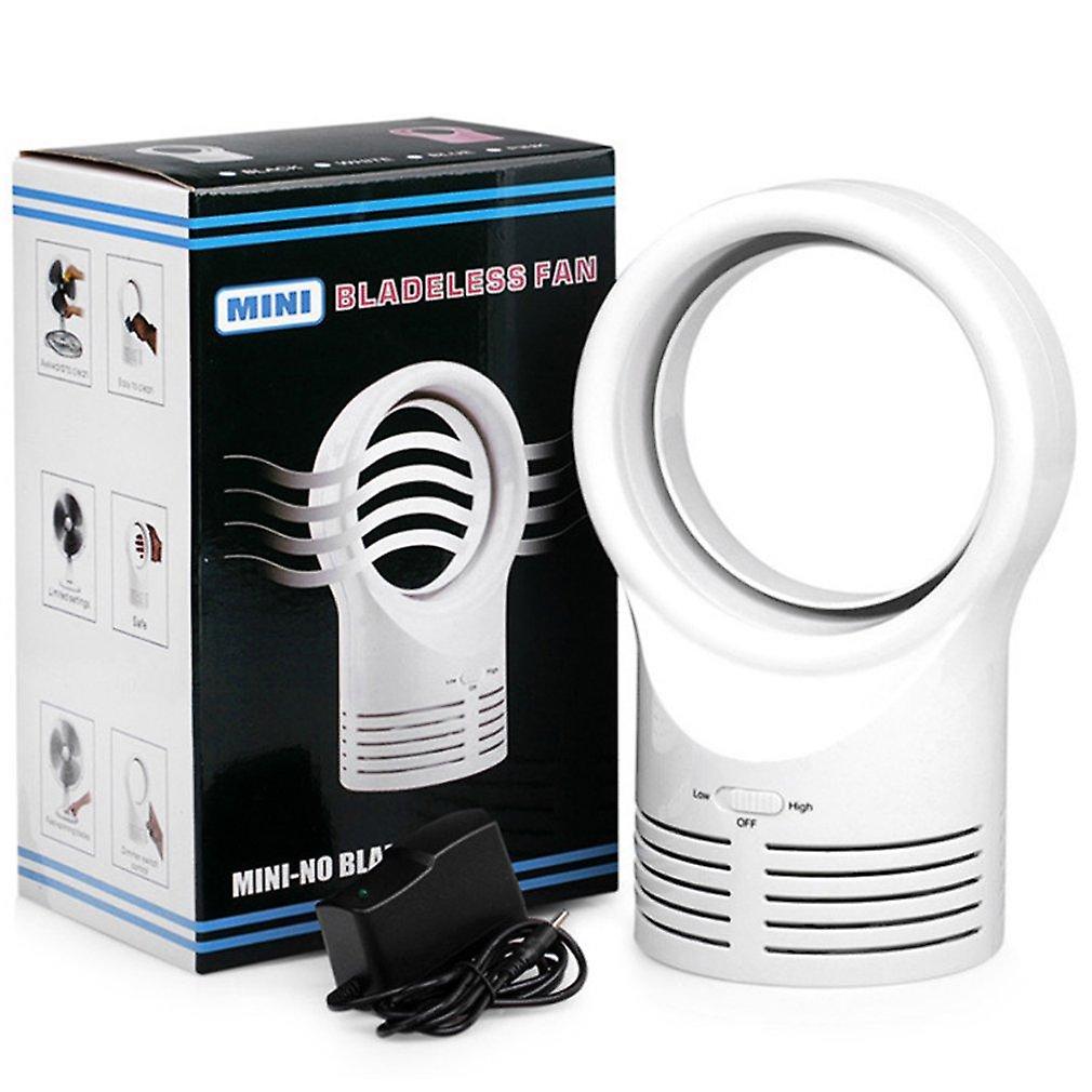 Creative desktop office mini leafless fan sleeping fan student fan two