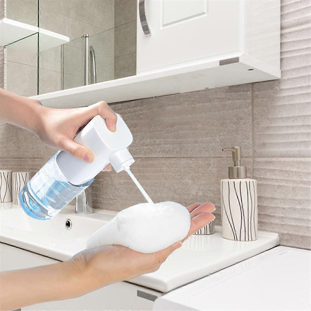 Automatic Foaming Soap Dispenser,Electric and Rechargeable,Refillable Foam Hand Dispenser for Kitch