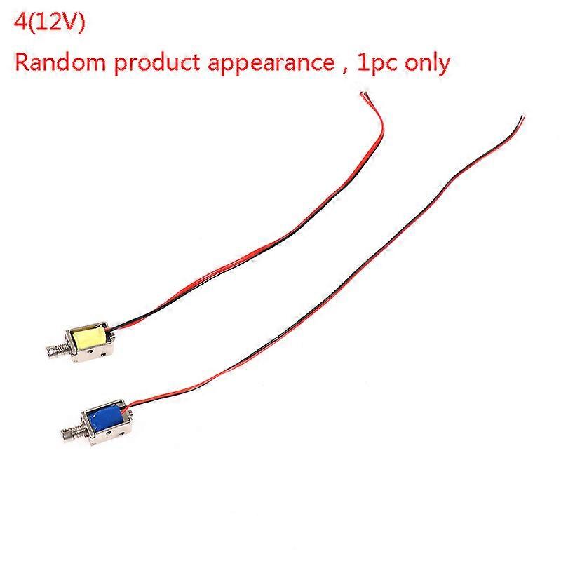 DC 3V 5V 6V 9V 12V Mini Tiny Push-Pull Square Solenoid Through Type Electromagnet Stroke 4mm