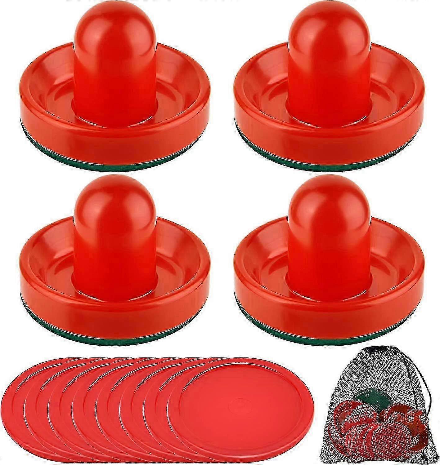 Air Field Hockey Set Hockey Table Accessories Hitter Set 4 Pushers, 8 μπάλες