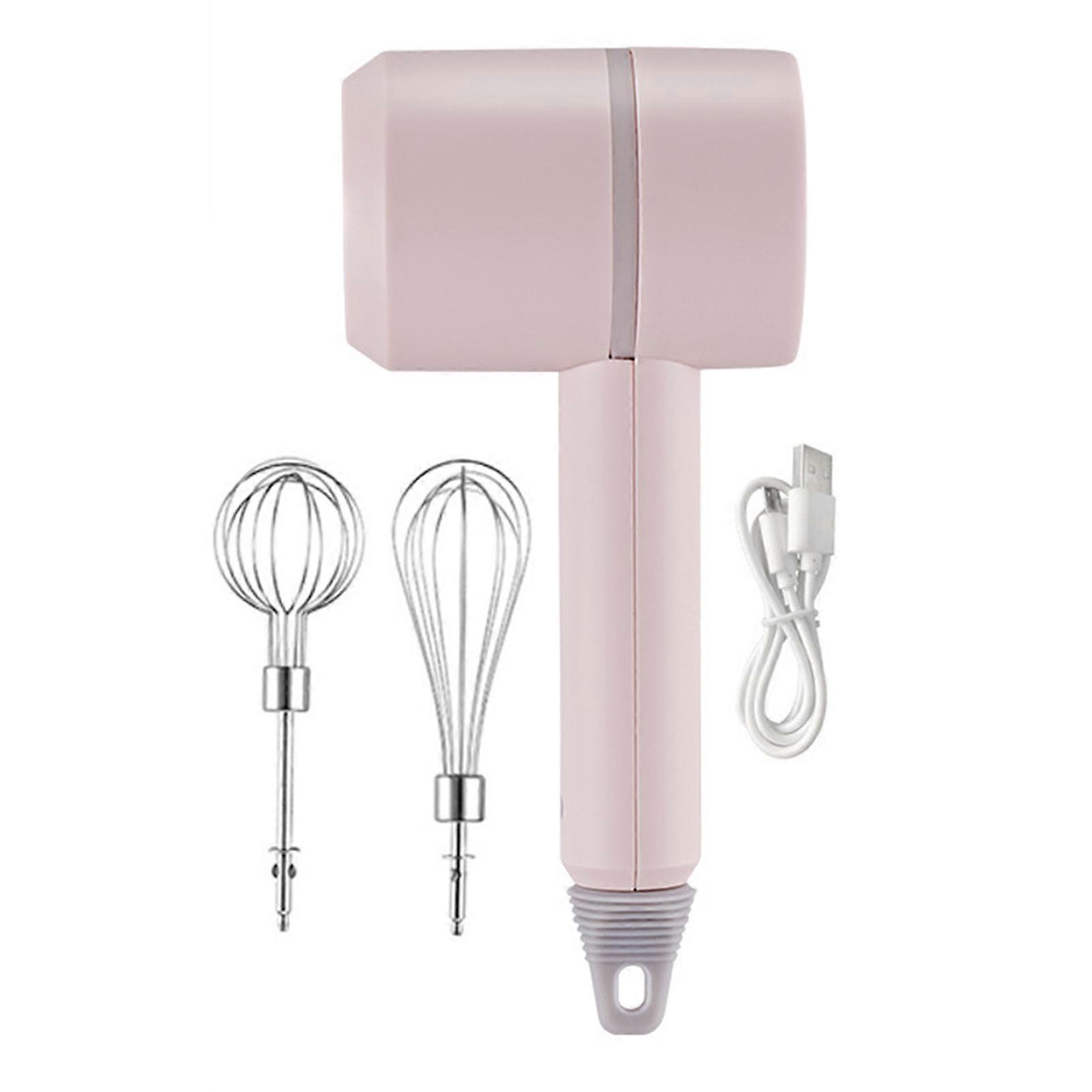 3 in 1 Fully Automatic Mixer USB Powered Immersion Blender Whisk for Baking 3 Speed Level Hand Mixer