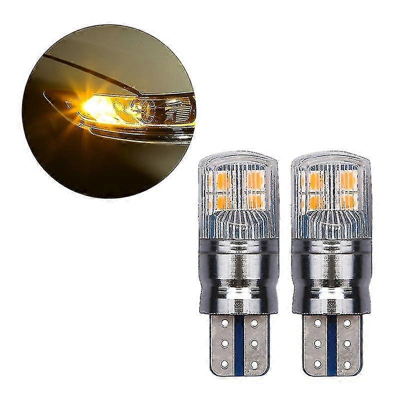 2pcs W5w 3030 Smd Canbus Car T10 Led Wedge Reverse Lamp Bulb For Clearance Light