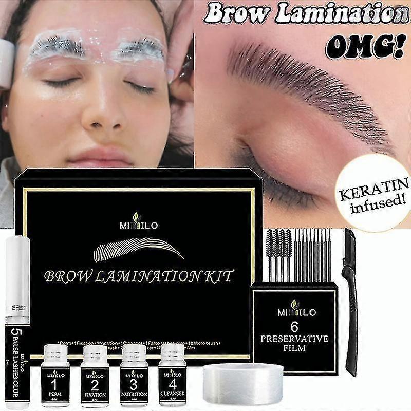 1 Set Brow Eyelash Lamination Kit Safe Brow Lift Eyebrow Lifting
