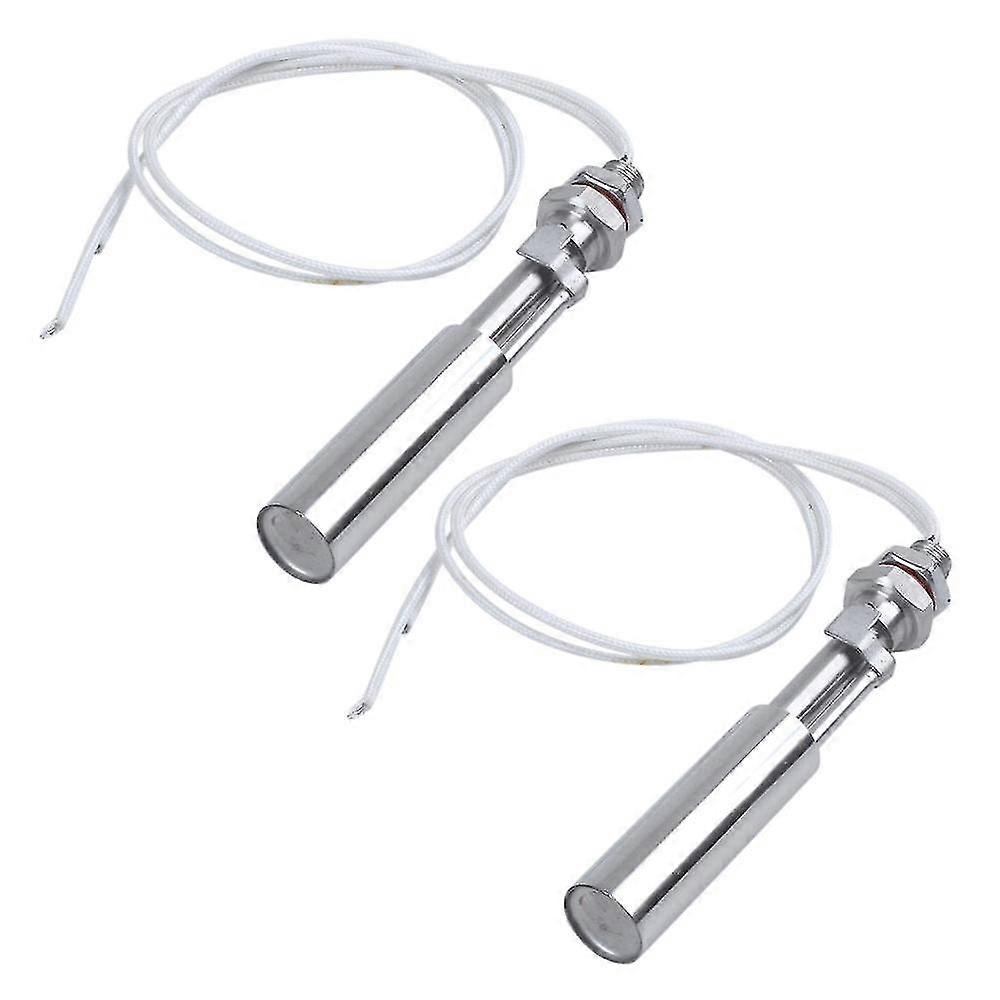2x Stainless Steel Breaking Water Level Sensor Horizontal Float Switch