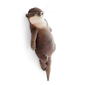 Cute Otter Stuffed Down Cotton Pencil Case Wrist Pad Pillow Children Kids Girls Christmas Birthday Gift 40cm