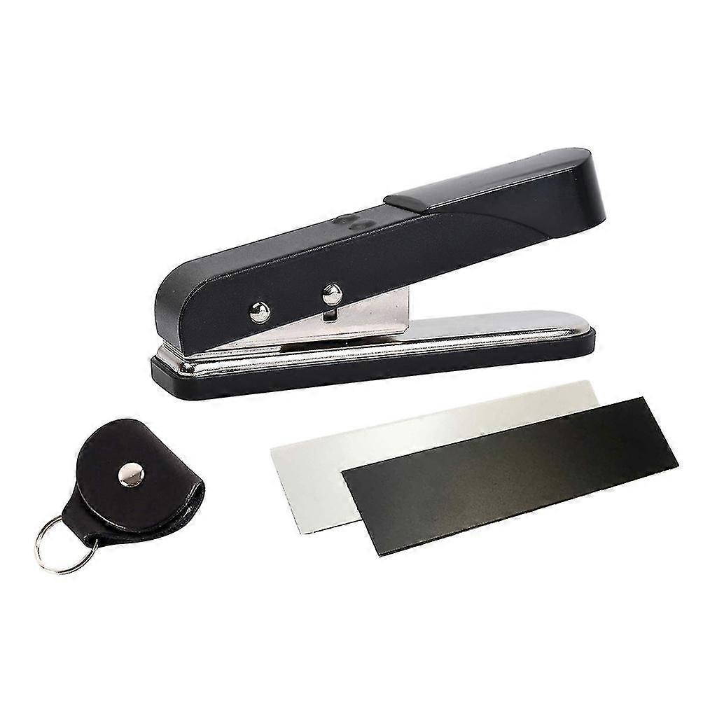 Diy Guitar Pick Punch - The Premium Pick Maker - Leather Key Chain Pick Holder