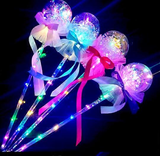 4 Packs Led Magic Wand Lighting Magic Wand Rave Toy Is Suitable For Holiday And Birthday Princess Clothing