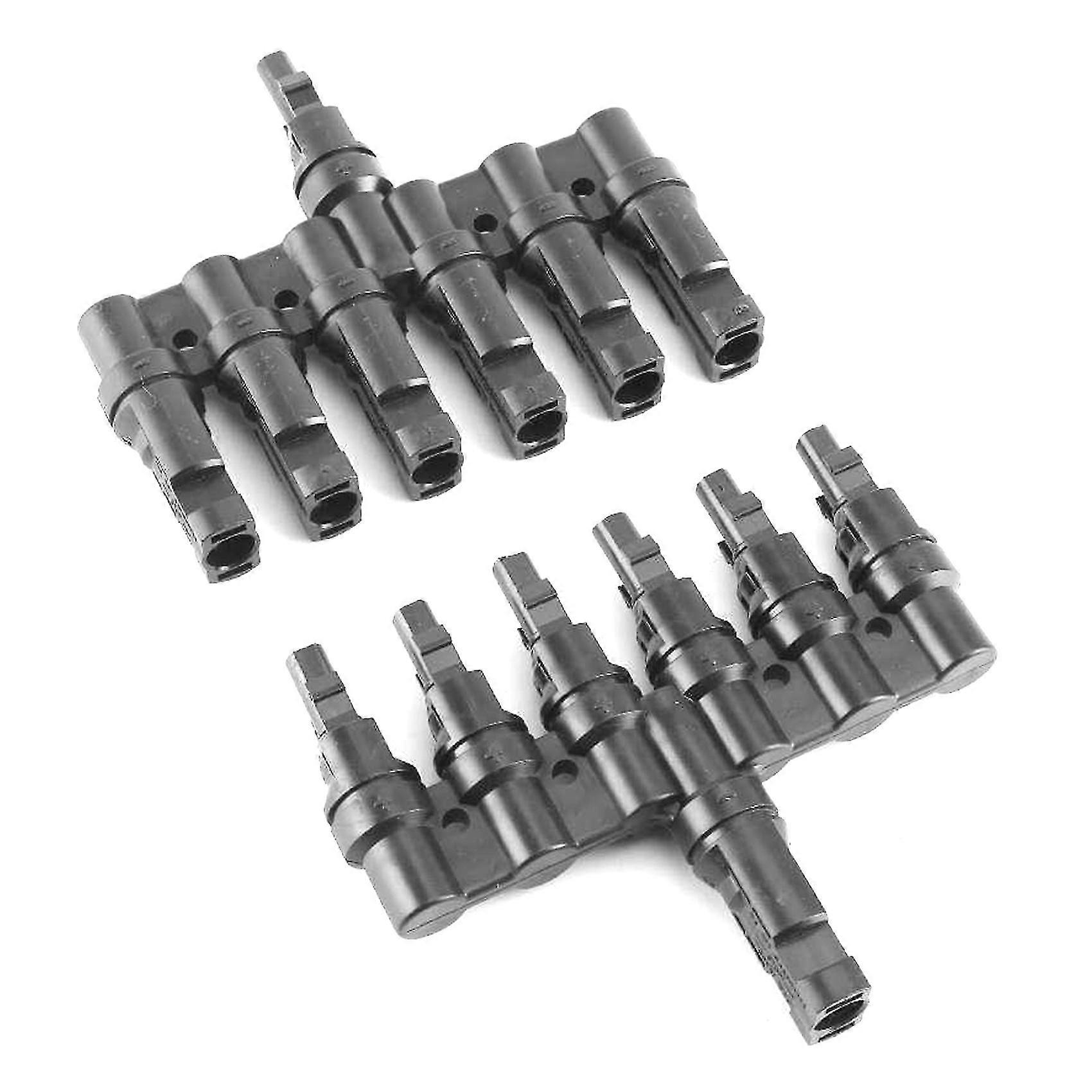 6 To 1 Solar Pv Connector 1500v 50a 2t 3t 4t 5t 6t Branch Parallel Connection Ip67 Electrical Pv Pa