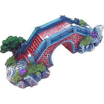 akvarium rockery bro landskabspleje guldfisk tank dekoration