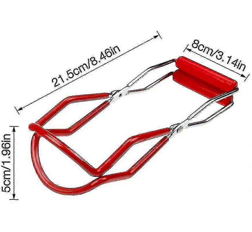 Boil Glass Lifter, Mason Jar Lifter, Glass Lifter Tongs, For Hot Mason Jars - Funnel For Filling When Boiling, For Jars Of All Sizes