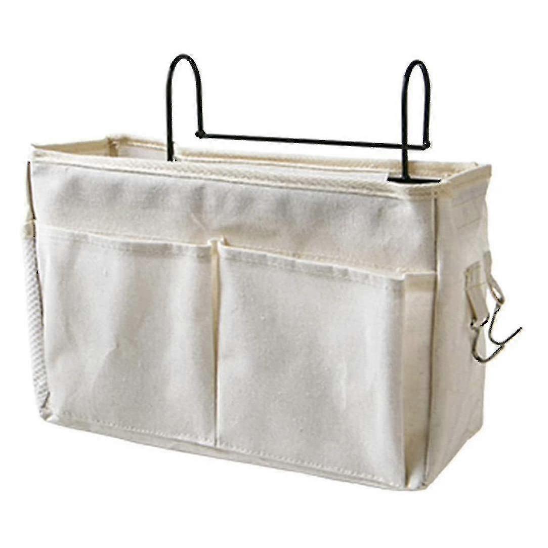 Bedside Hanging Pocket Bedside Storage Caddy Organizer Holder,grey