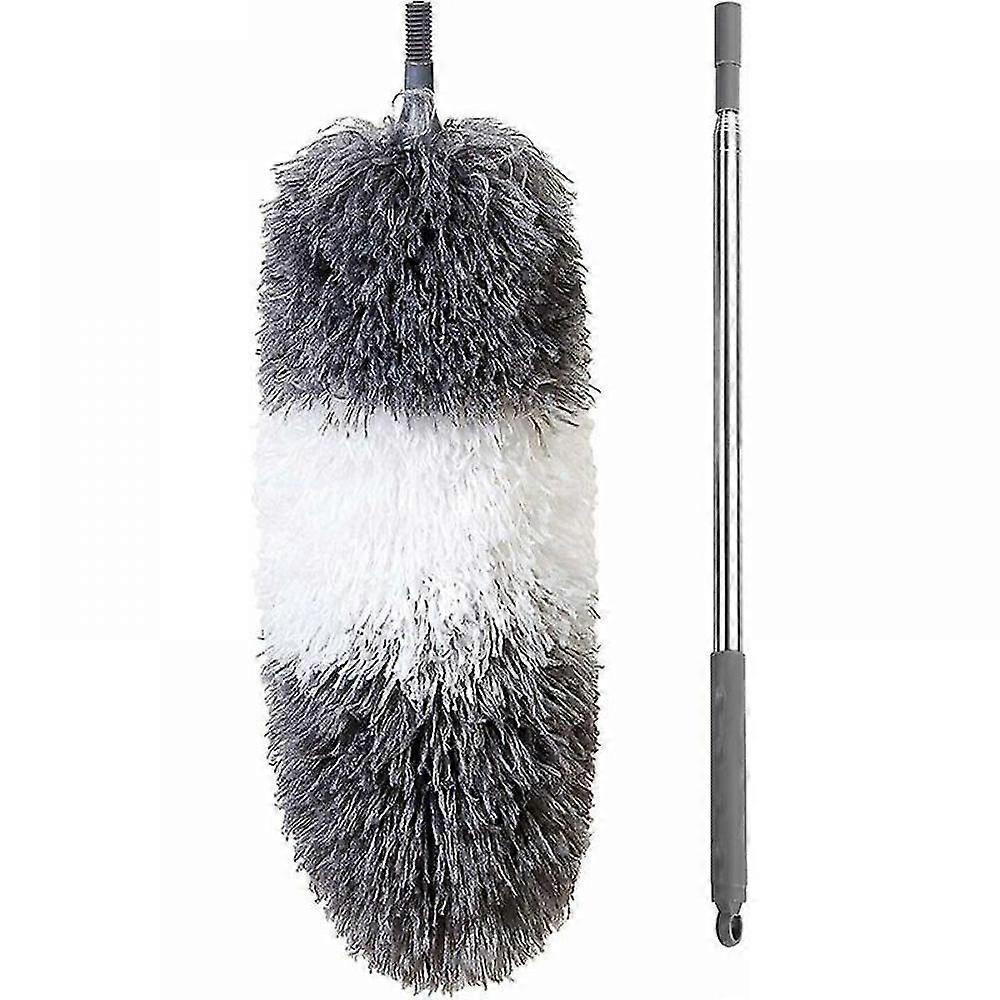 Telescopic Duster, Cobweb Duster, Wolf Head 250cm Foldable Washable Head