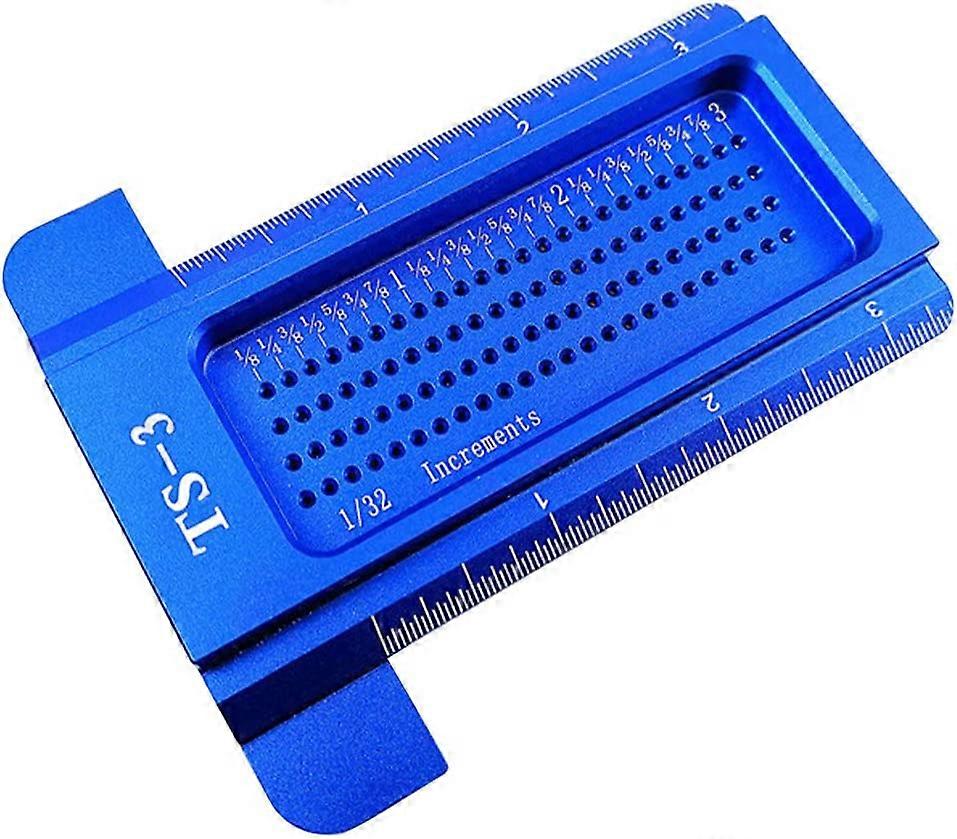 Woodworking Scriber T-Ruler, Hole Positioning Scriber
