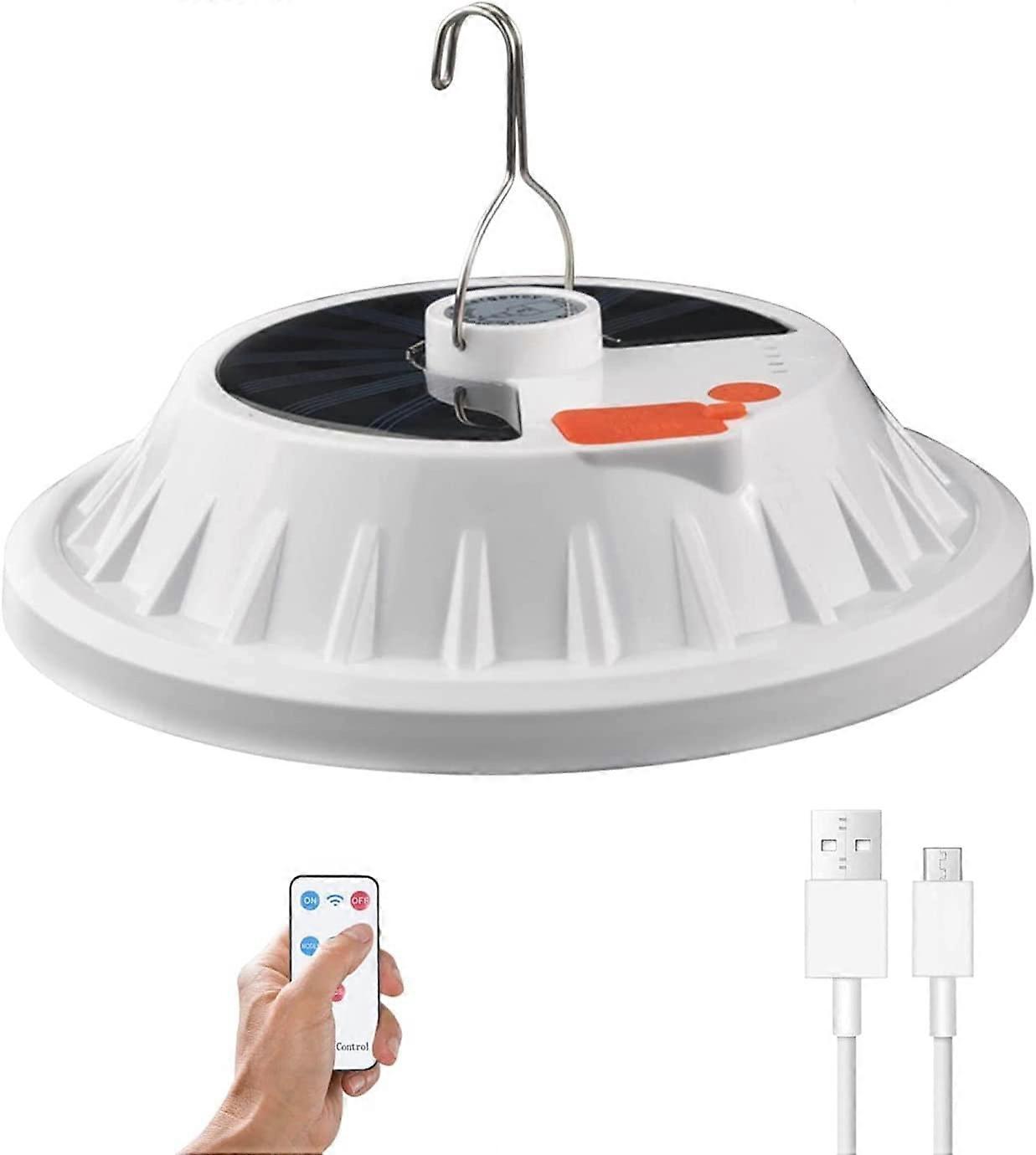 120 Pcs LED Solar Camping Light with Remote Control