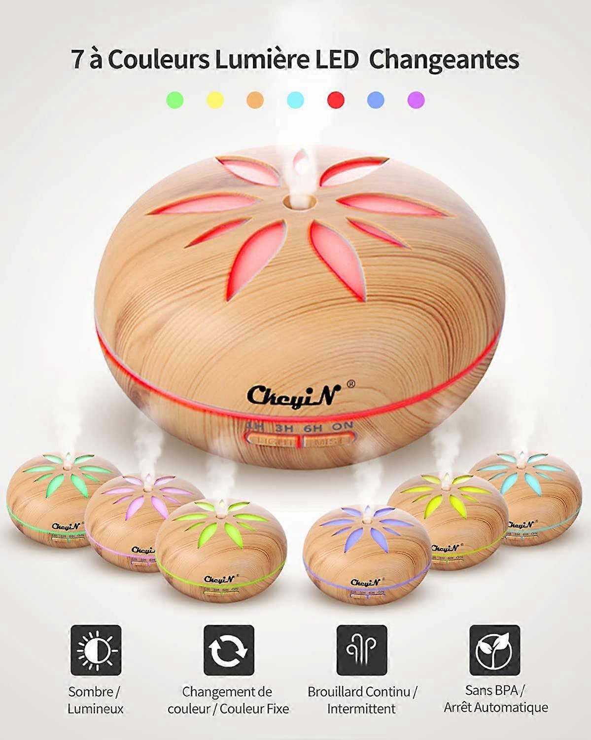 550ML Electric Ultrasonic Essential Oils Diffuser
