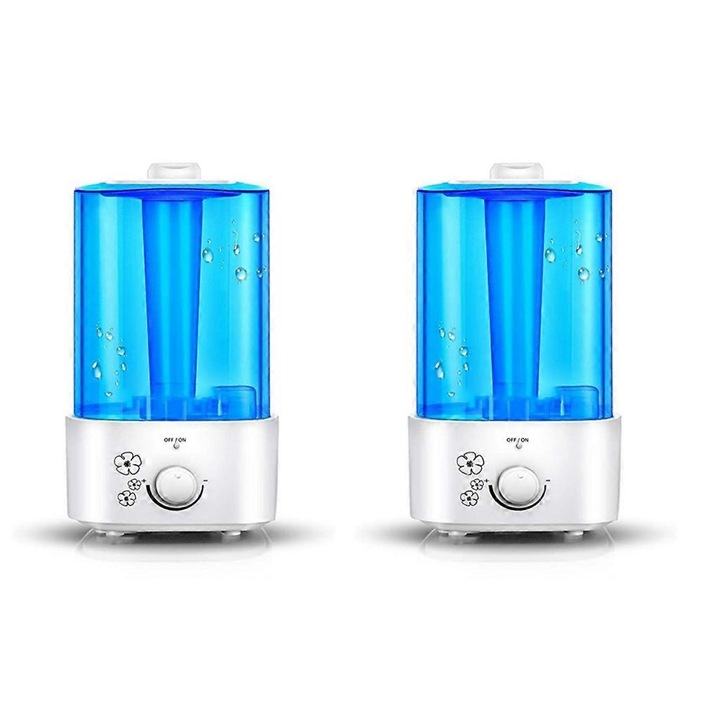 Silent Cold Mist Humidifier 2 Liter Small Air Humidifier,US Plug