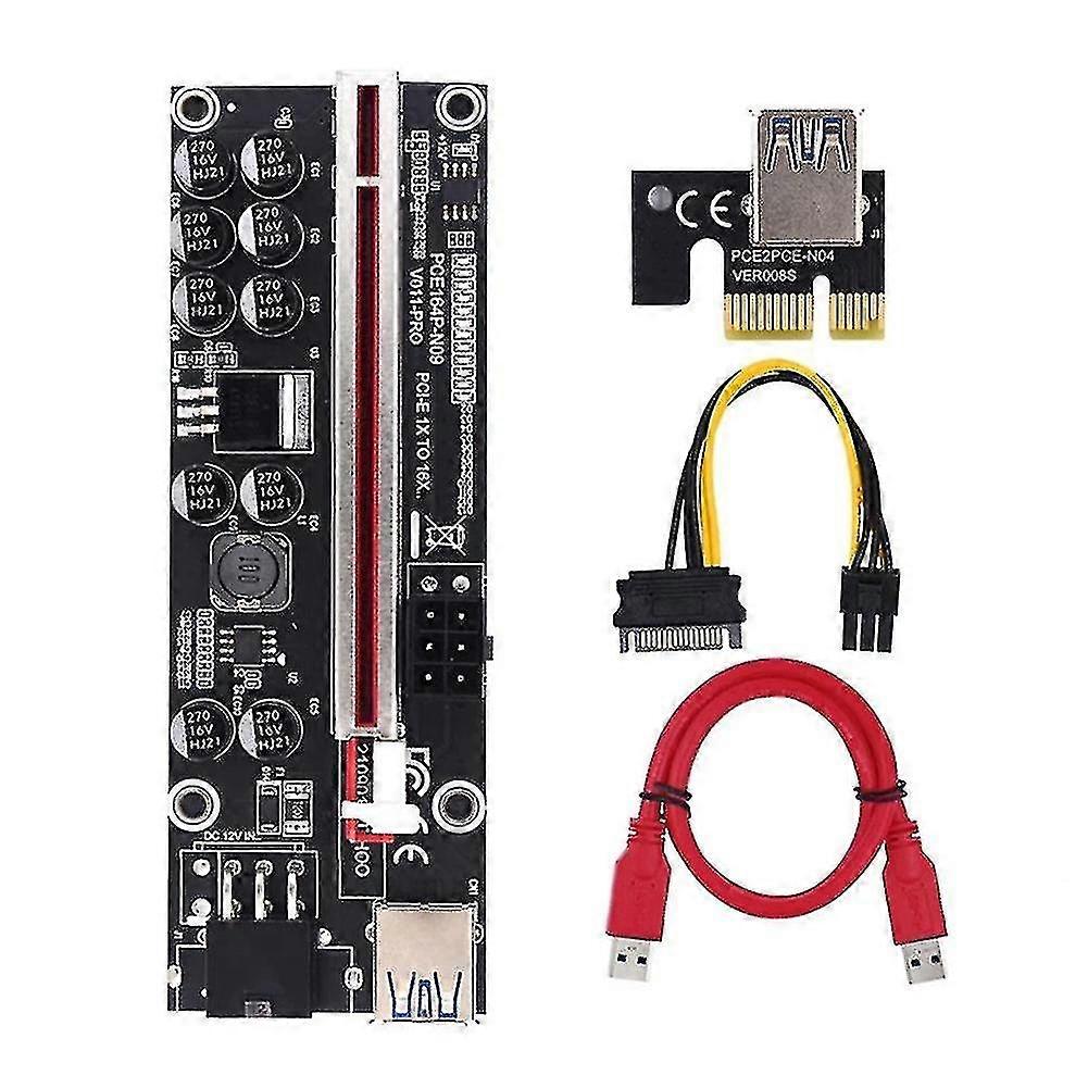 Pcie 011 V011 Pro Pci E Express Pci-e 16x Riser Video Card For Mining