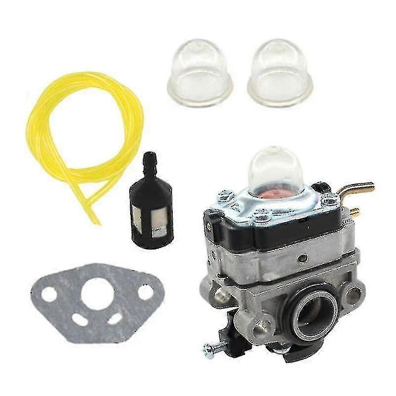 Carburetor Kit For Troy-bilt Tb525ec Tb539es Tb590ec Trimmers 753-06220 Replace
