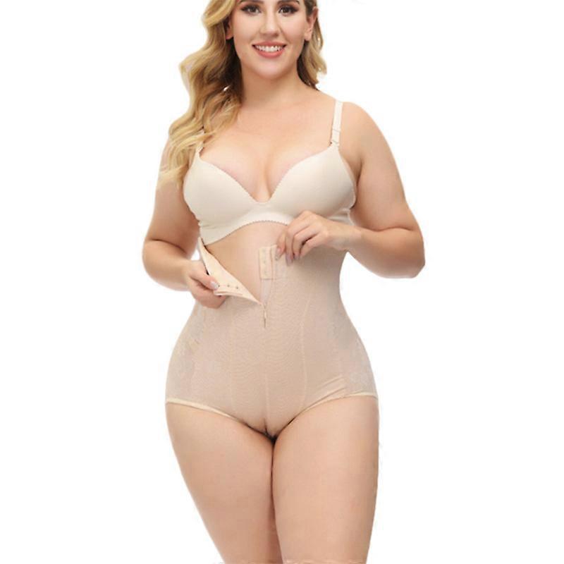 Body Shaper for Women Butt Lifting Shapewear Tummy Control Panties with Hook Zipper Closure