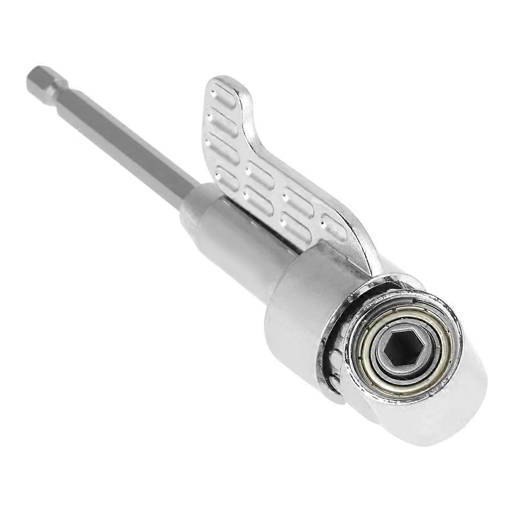 1/4 105 Degree Angle Magnetic Hex Screwdriver Extension Drill Bit Socket Holder Adapter