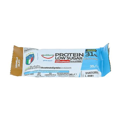 Low sugar salted caramel 31% protein bar 35 g