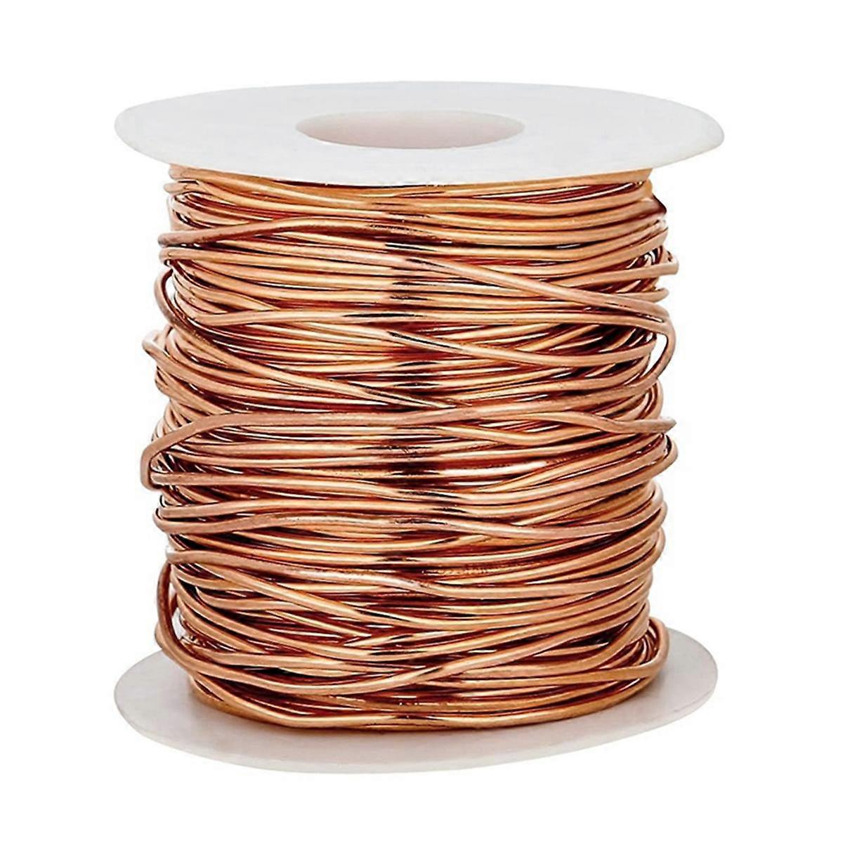 99.9% Dead Soft Copper Wire, 16 Gauge/ 1.3mm Diameter, 127 Feet/ 39 M, 1 Pound Spool