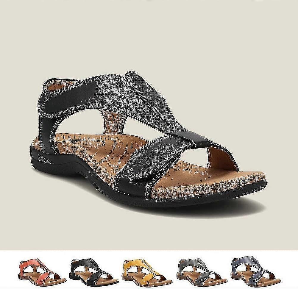 Naisten mukavat ortopediset sandaalit, ortopediset sandaalit, flat beach casual sandaalit A