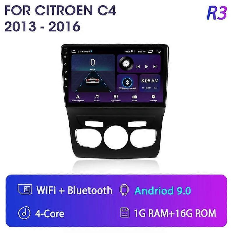 Android 11 Car Radio Multimedia Video Player 2Din for Citroen C4 B7 2013-2016 Navigation Stereo Speakers Carplay Audio Head Unit