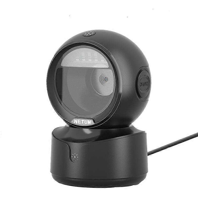 NETUM NT-A5 2D Desktop Barcode Scanner, Omnidirectional Hands-Free Wired USB Big Bar code Reader 1D QR Screen Barcodes Scanning