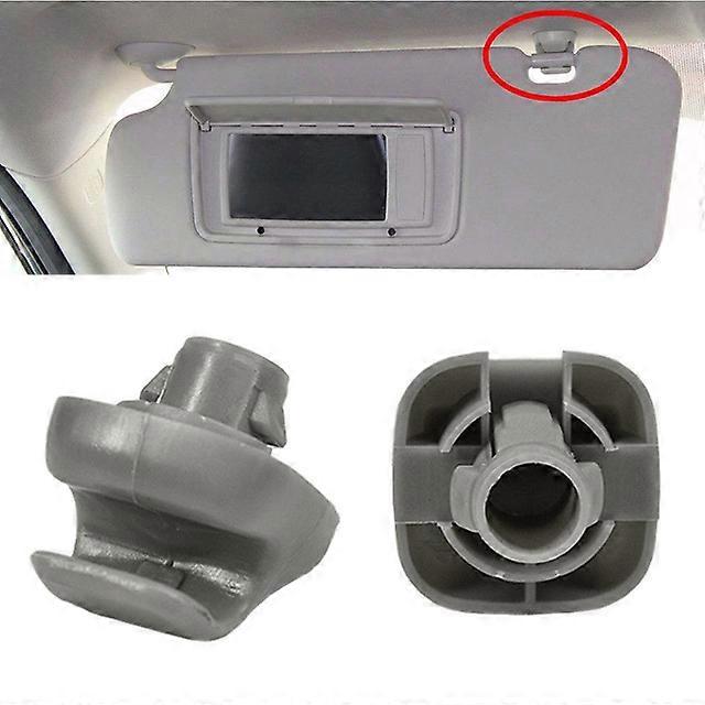 Car Universal 2 Piece Visor Clip Set 88217S01A01ZA For Honda 98 07 Accord 96 04 Civic 07 11 CR V 03 05 Car Styling Visor Buckle|Sun Visors|