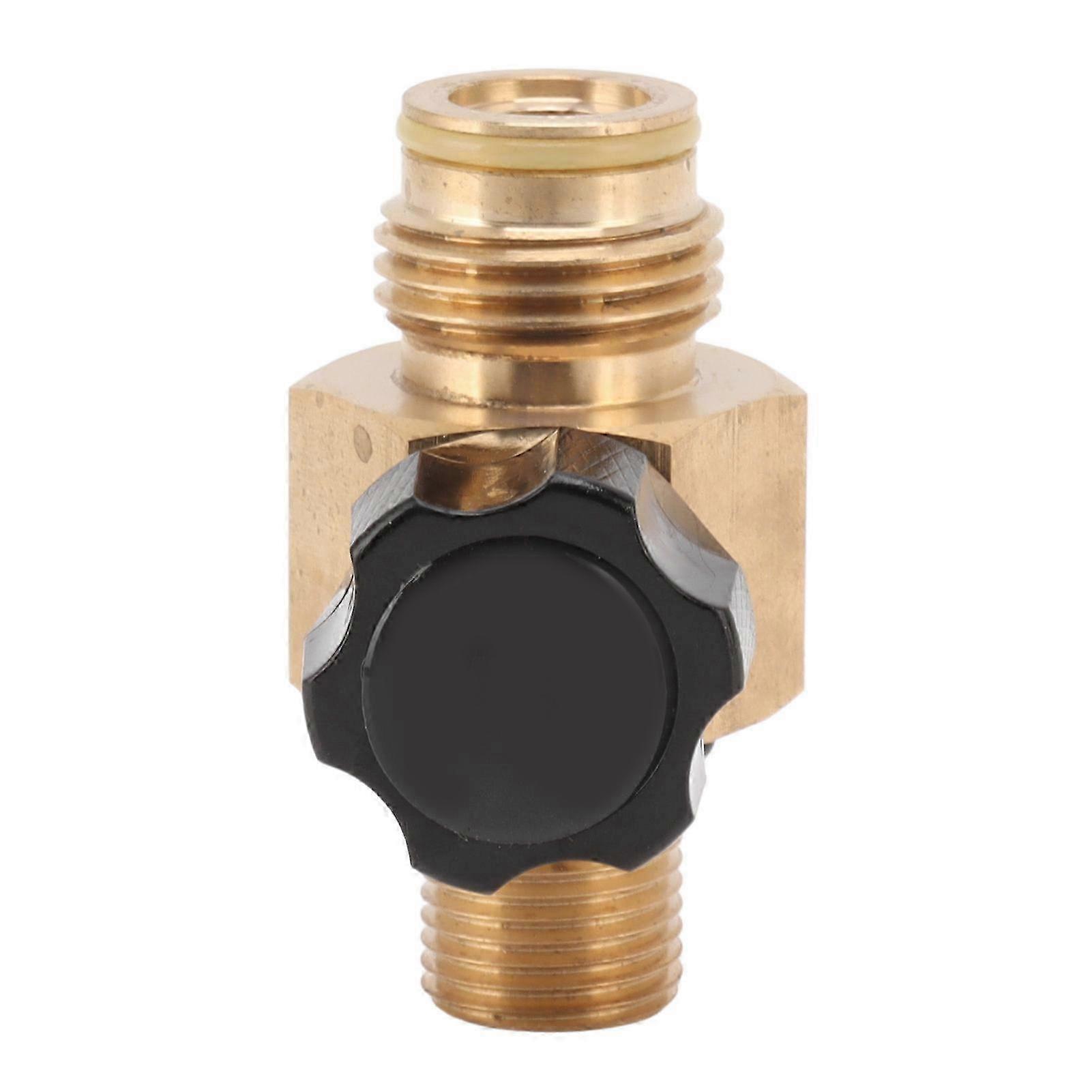 CO2 Cylinder Refill Adapter with On Off Valve and 5000psi Maximum Pressure for G12 14 Bottles