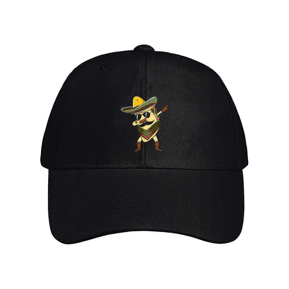Dabbing Taco Baseball Keps