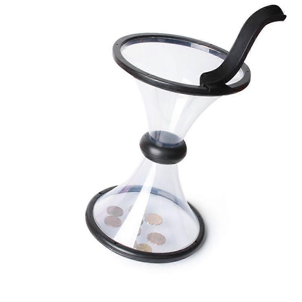 Transparent Vortex Piggy Bank Gravity Circling Saving Box Vortex Bank