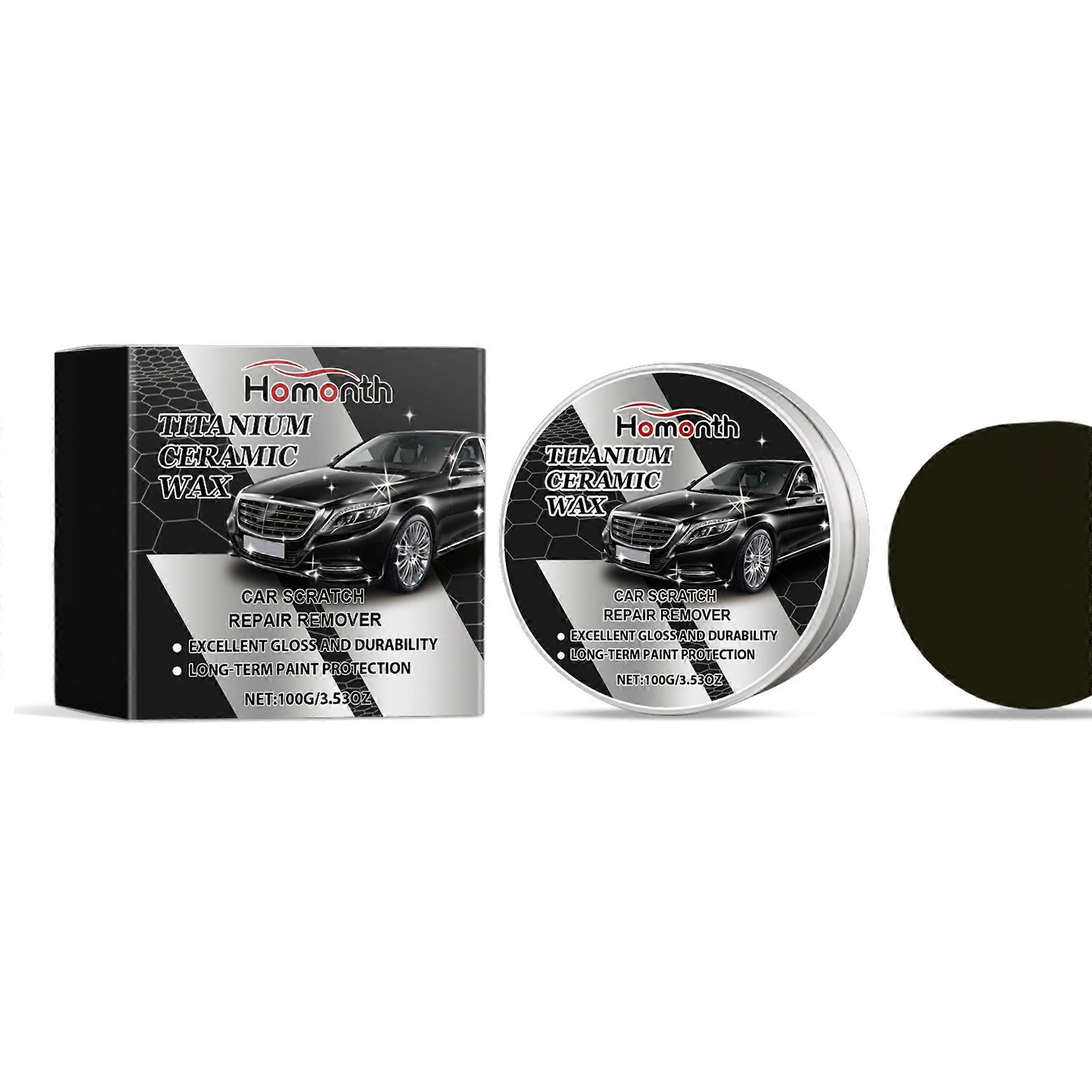 Lasting Protection Mild Formula Polish Wax With Sponge,Ceramic Wax Repair Paste