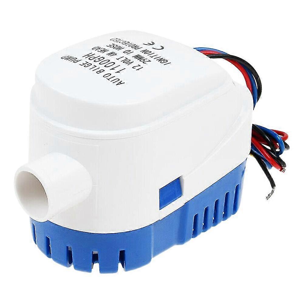 12V 1100gph Bateau Pompe à eau de cale automatique Rv Pompe submersible automatique