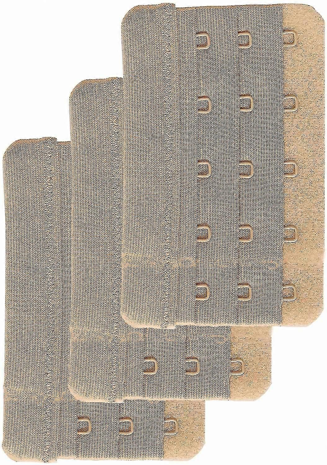 Women'S Bra Extender 5 Hook Plus Size Bra Strap Extenders 3pcs-Pack