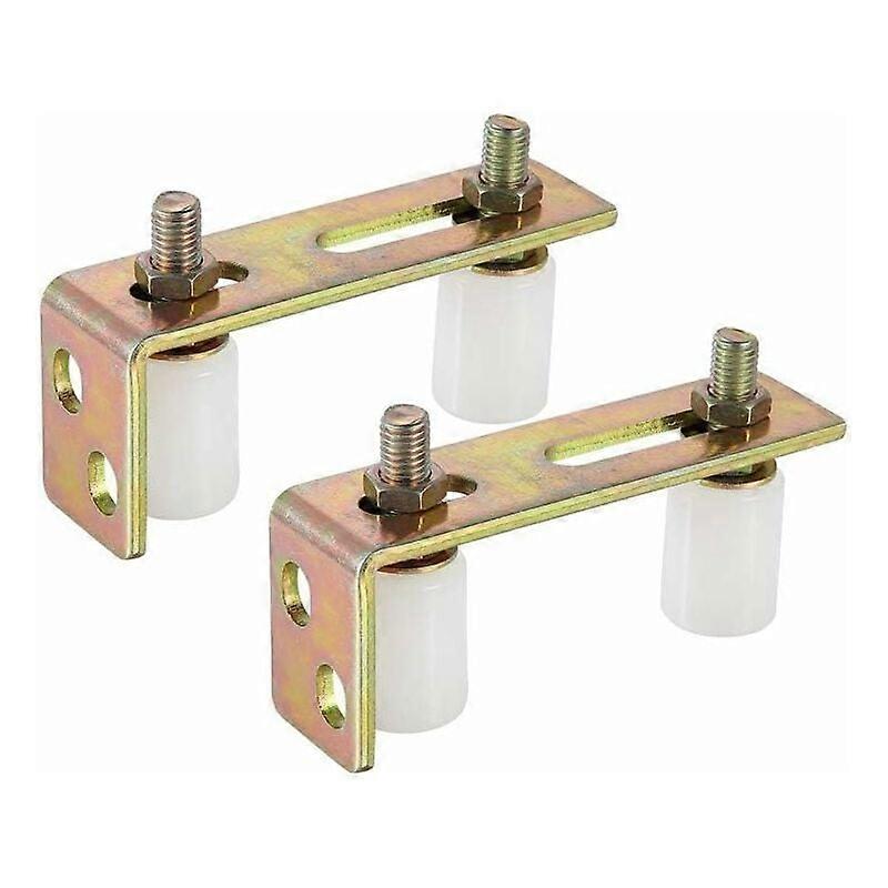 Sliding door guide rollers with L-post bracket