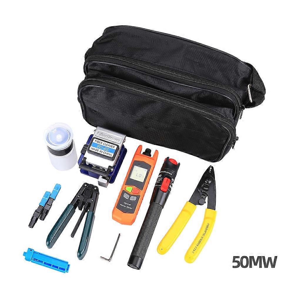 Essential Optical Fiber Tool 60 ml alkoholflaska, längdsetter, FC6S väska