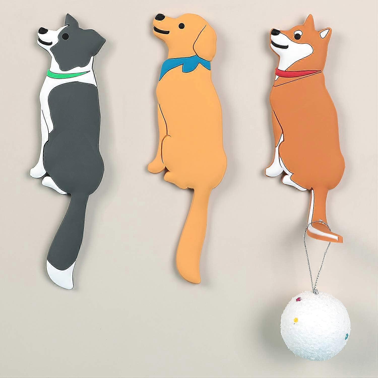 3pcs ζωικοί αυτοκόλλητοι γάντζοι τοίχων, διακοσμητικοί αυτοκόλλητοι γάντζοι για το δωμάτιο παιδιών